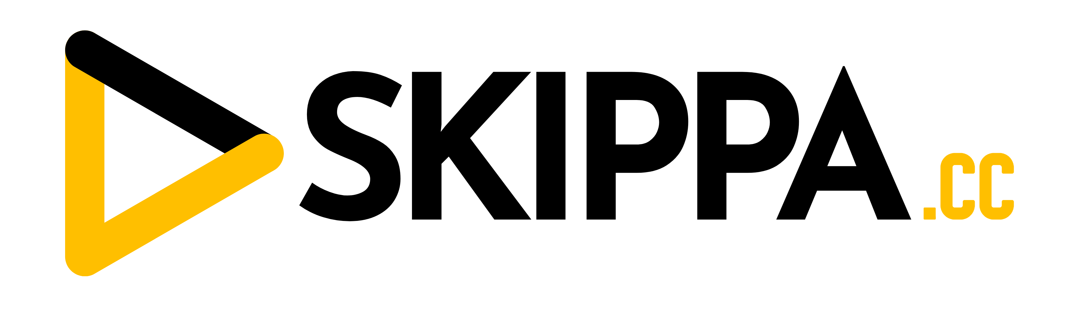 Skippa full logo, light